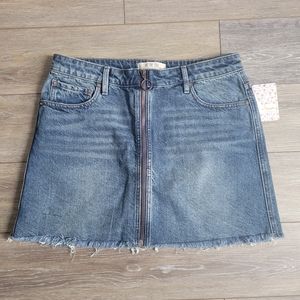 Free People Women's Jean Skirt